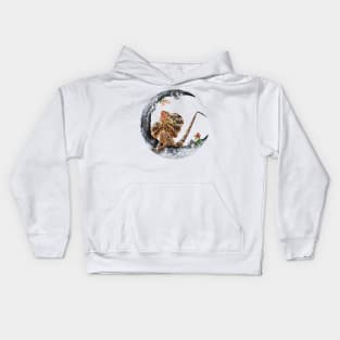 Frilled-Necked Lizard Kids Hoodie